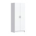 Шафа гардеробна, стелаж для одягу, етажерка, колір Білий