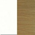 Комод N4 Елара - Білий глянець/дуб золотий